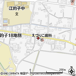 江釣子タクシー周辺の地図