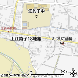 岩手県北上市上江釣子１８地割周辺の地図