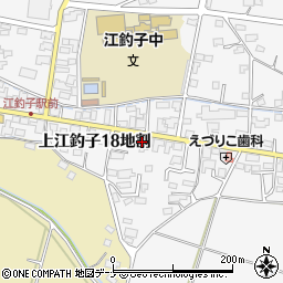 岩手県北上市上江釣子（１８地割）周辺の地図