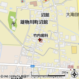 竹内歯科医院周辺の地図