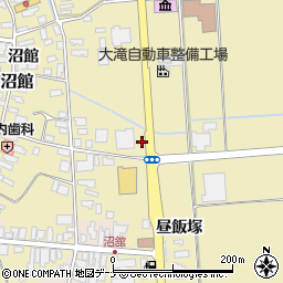 北都銀行マックスバリュ新雄物川店 ＡＴＭ周辺の地図