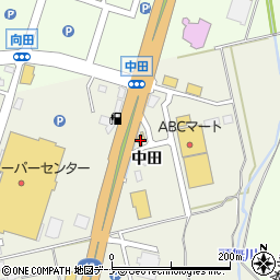 モスバーガー秋田横手インター店周辺の地図