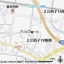 岩手県北上市上江釣子１９地割119-3周辺の地図