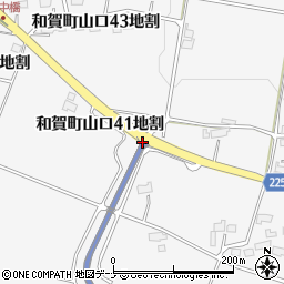 北上西ＩＣ周辺の地図