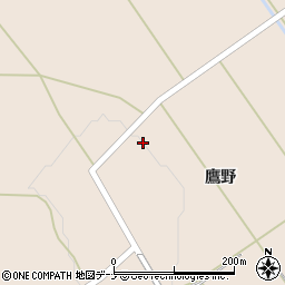 秋田県横手市平鹿町浅舞鷹野37周辺の地図