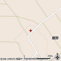秋田県横手市平鹿町浅舞高野尻周辺の地図