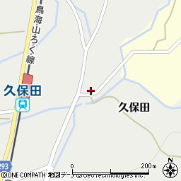 秋田県由利本荘市久保田久保田37周辺の地図