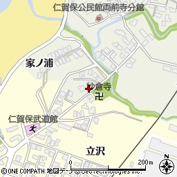 秋田県にかほ市両前寺家ノ浦54周辺の地図