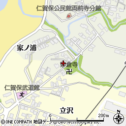 秋田県にかほ市両前寺家ノ浦54-6周辺の地図