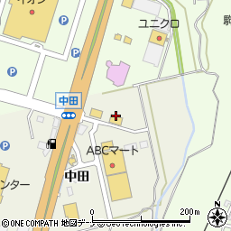 カメラのキタムラ横手店周辺の地図