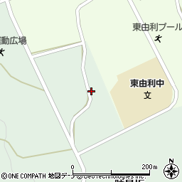 秋田県由利本荘市東由利舘合代山18周辺の地図