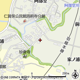 秋田県にかほ市両前寺家ノ浦138-2周辺の地図