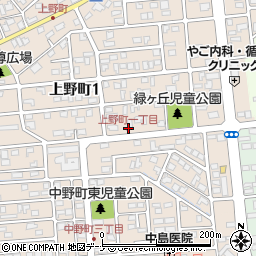 上野町一丁目周辺の地図
