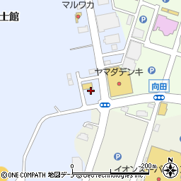 弐萬圓堂横手店周辺の地図