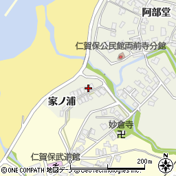 秋田県にかほ市両前寺家ノ浦62-1周辺の地図