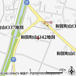 岩手県北上市和賀町山口４２地割周辺の地図