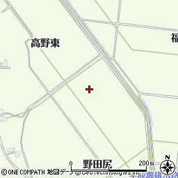 秋田県横手市平鹿町上吉田周辺の地図