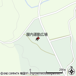 秋田県由利本荘市東由利舘合代山周辺の地図