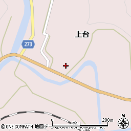 秋田県横手市山内大松川上台25周辺の地図