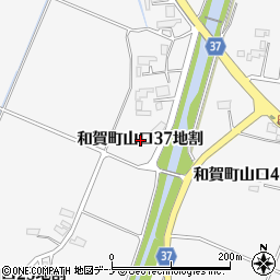 岩手県北上市和賀町山口（３７地割）周辺の地図