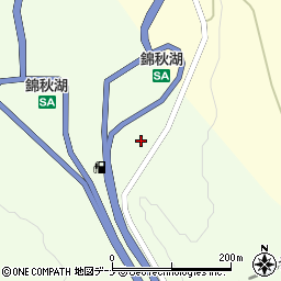 西和賀町役場　湯田庁舎オアシス館周辺の地図