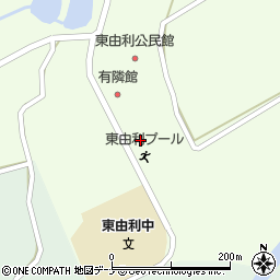 秋田県由利本荘市東由利老方台山周辺の地図