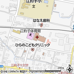 北上市役所　江釣子地区交流センター周辺の地図