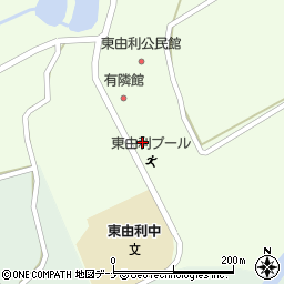 秋田県由利本荘市東由利老方台山43周辺の地図