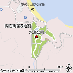 水海公園周辺の地図