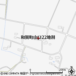 岩手県北上市和賀町山口２２地割周辺の地図