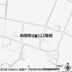 岩手県北上市和賀町山口（２２地割）周辺の地図