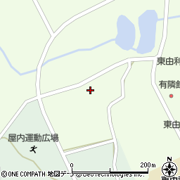 秋田県由利本荘市東由利老方台山4周辺の地図