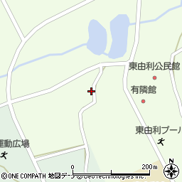秋田県由利本荘市東由利老方台山23周辺の地図