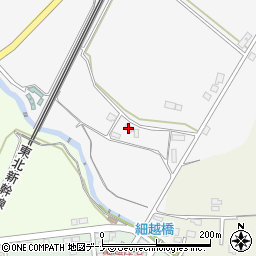 岩手県北上市二子町蟹沢周辺の地図