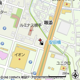 ＪＡ横手南ＳＳ周辺の地図