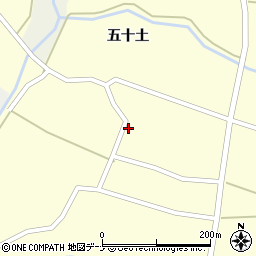 〒015-0311 秋田県由利本荘市五十土の地図