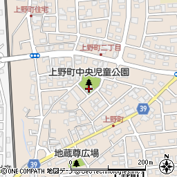 上野町コミュニティーセンター周辺の地図