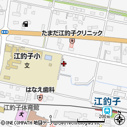 江釣子防災センター周辺の地図
