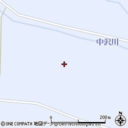 岩手県遠野市青笹町中沢１９地割周辺の地図