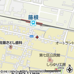 藤根駅前周辺の地図