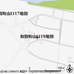 岩手県北上市和賀町山口１９地割周辺の地図