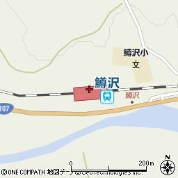 鱒沢駅周辺の地図