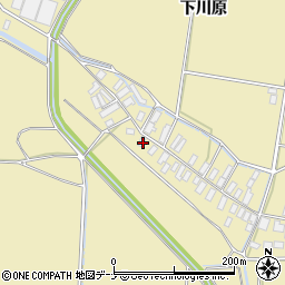 秋田県横手市雄物川町沼館下川原243周辺の地図