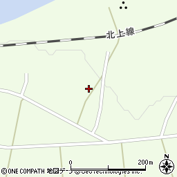 岩手県北上市和賀町岩沢９地割71-1周辺の地図