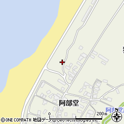 秋田県にかほ市両前寺谷地周辺の地図