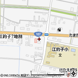 ファミリーマート北上江釣子店周辺の地図