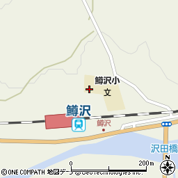 遠野市役所　鱒沢児童クラブ周辺の地図