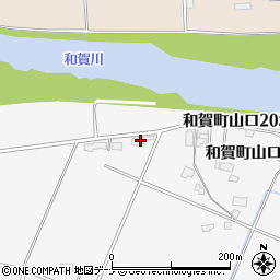 岩手県北上市和賀町山口２１地割周辺の地図