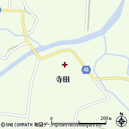 秋田県由利本荘市東由利老方寺田86周辺の地図