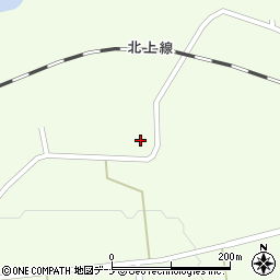 岩手県北上市和賀町岩沢１４地割15-33周辺の地図
